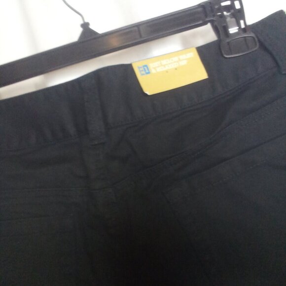 Merona Cropped Pants 10 Fit 1 Below Waist Relaxed Hip Black - Picture 12 of 14